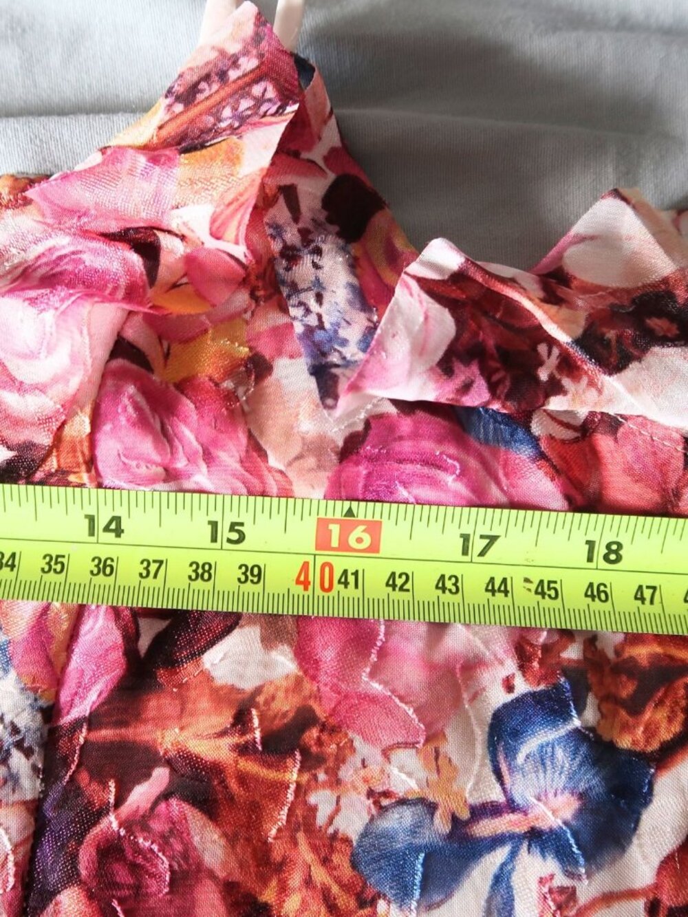 NWT Elliatt Perla Frilled Maxi Dress gown in Floral pink XXL - Picture 14 of 16